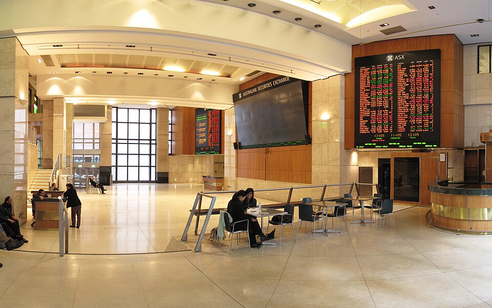 资料图:悉尼澳洲证券交易所(ASX)入口(2009年摄)