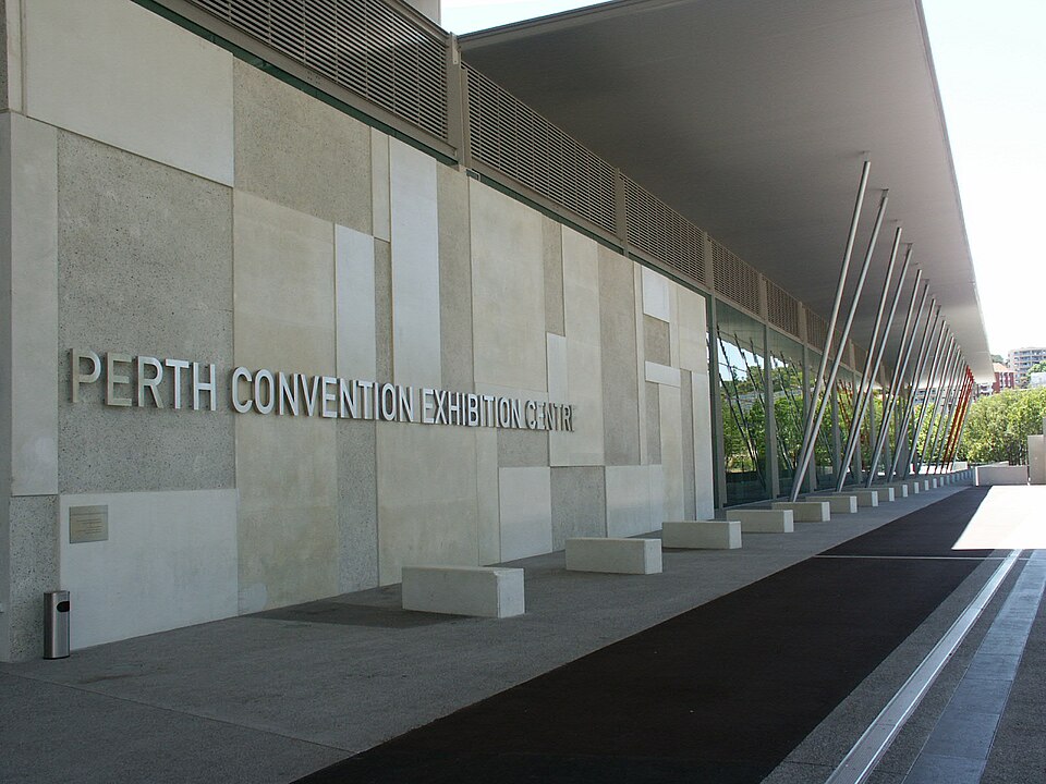 Perth Convention Exhibition Centre资料图,2004年11月20日;非本次展会现场